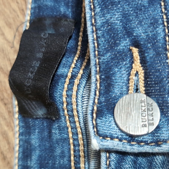 Buckle Black Fit no. 93 Straight Cut Jeans Size 38x32 (Size 22) Super Stretchy - Picture 3 of 10